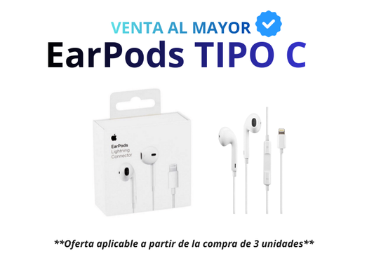 EarPods TIPO C - AL MAYOR