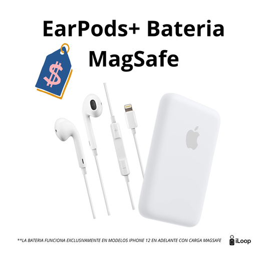 EarPods + Batería MagSafe
